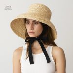Chapeau Japonais en Raphia élégant et naturel