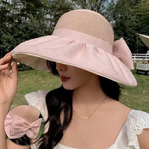 chapeau-japonais-femme-a-noeud-papillon-1 Chapeau Japonais Femme avec Nœud Papillon