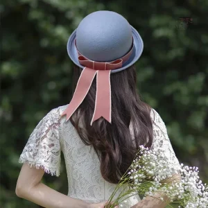 Chapeau Japonais Kawai avec motif coloré et ludique