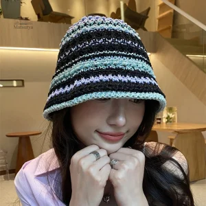 Chapeau japonais tissé pour femme