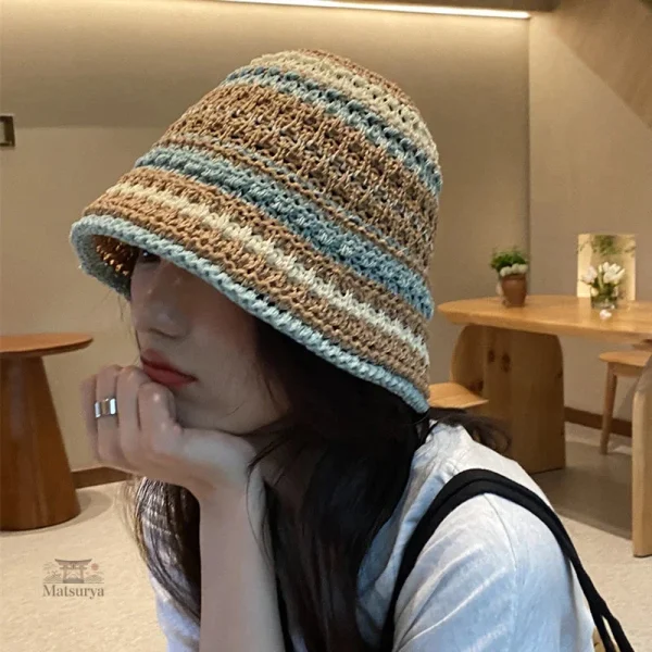 Chapeau traditionnel japonais en tissage