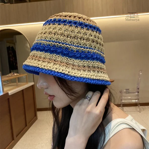 Accessoire féminin : chapeau japonais tissé