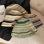 Chapeau en paille tissé japonais