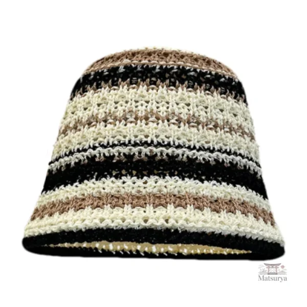 Chapeau femme style japonais tissé