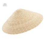 Accessoire en paille pour l'été, style japonais authentique