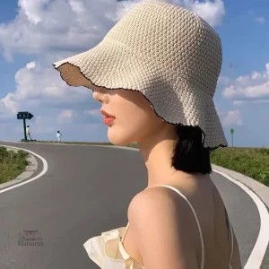 Chapeau soleil japonais femme élégant et pratique