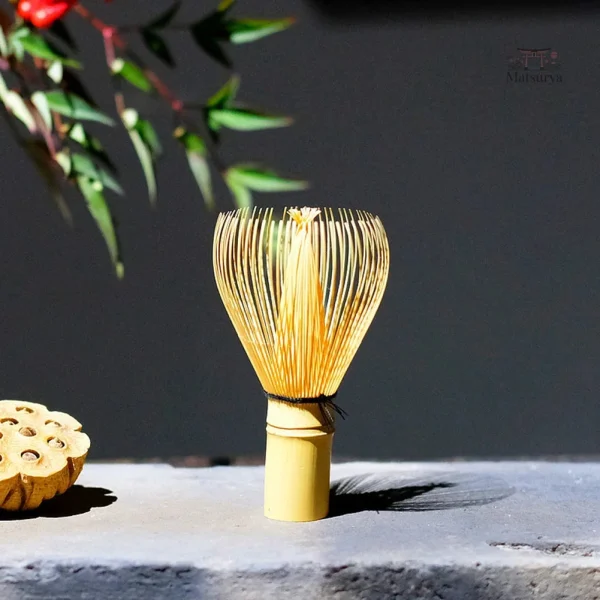 Ustensile de thé en bambou pour fouetter le matcha