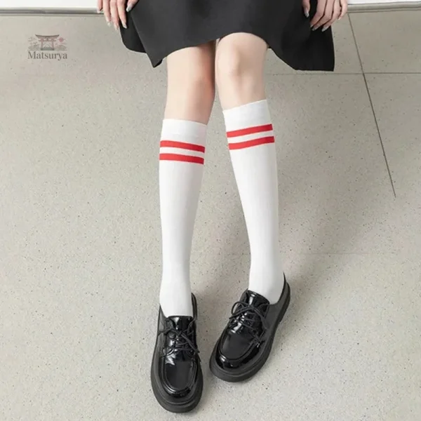Chaussettes écolières japonaises, qualité et confort