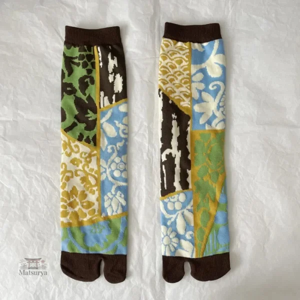Chaussettes japonaises en tissu doux