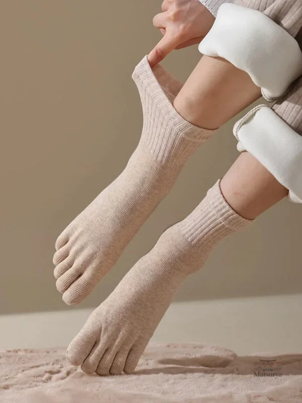 Chaussettes japonaises confortables pour l'hiver