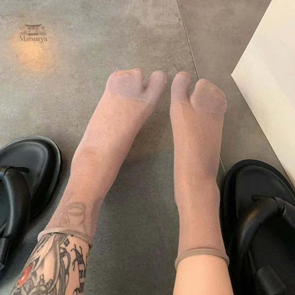 Chaussettes maille japonaises, légères et respirantes