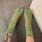 Chaussettes maille, design japonais pour un look tendance