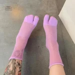 Chaussettes japonaises en maille, confort au quotidien