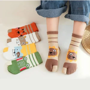 Chaussettes japonaises enfant confortables et colorées