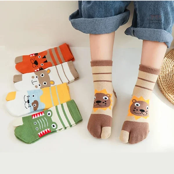 chaussettes-japonaises-enfant-1 Chaussettes japonaises enfant confortables et colorées