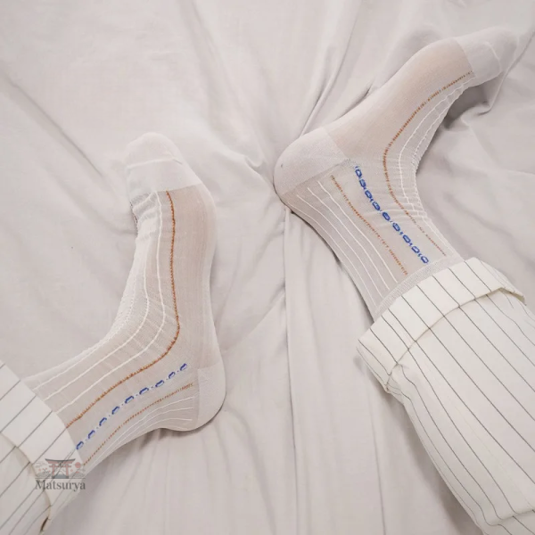 Chaussettes pour homme avec une touche japonaise
