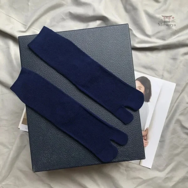 Chaussettes japonaises hautes, accessoire mode féminin