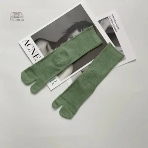 Chaussettes japonaises féminines, style raffiné