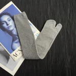 Chaussettes hautes femme, inspiration japonaise
