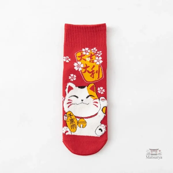Chaussettes japonaises porte-bonheur pour le bien-être