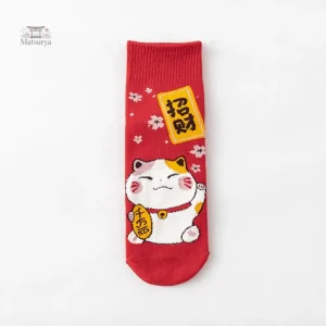 Chaussettes japonaises motifs porte-bonheur