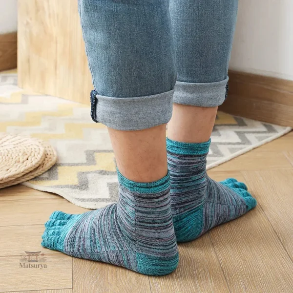 chaussettes-japonaises-rayees-1 Chaussettes japonaises rayées