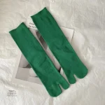Chaussettes Tabi multicolores en coton doux