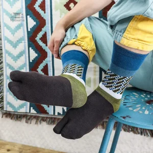 Chaussettes Tabi pour homme en coton