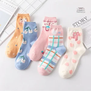 Chaussettes Kawaii - Chaussettes Japonaises colorées et ludiques
