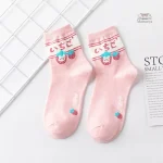 Chaussettes japonaises aux motifs mignons pour tous les âges