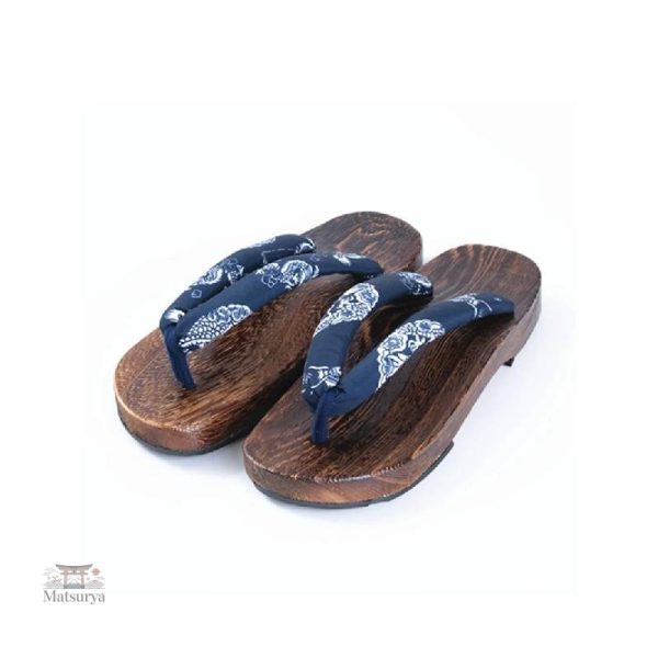 Chaussure Zori Japonaise classique en tissu traditionnel