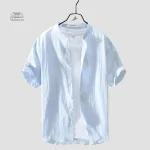 Mode masculine : chemise à manches courtes japonaise