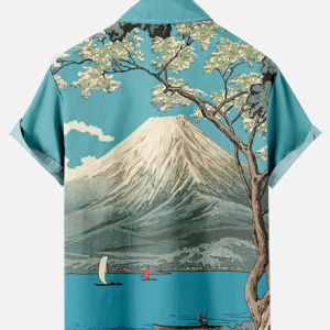 Chemise japonaise pour homme au design contemporain