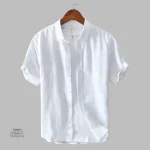 Chemise japonaise à manches courtes élégante et confortable
