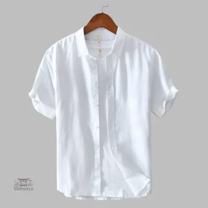 Chemise japonaise à manches courtes élégante et confortable