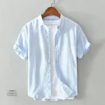 Chemise estivale japonaise, design léger et aéré pour l'été