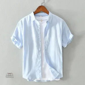 Chemise estivale japonaise, design léger et aéré pour l'été