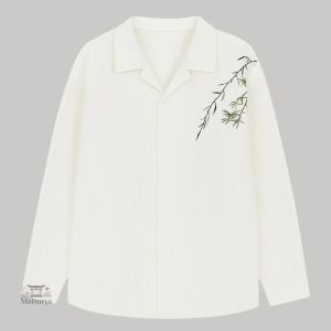 Chemise Japonaise à Plis en Bambou