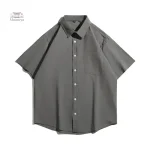 Chemise d'été ample inspirée du style japonais