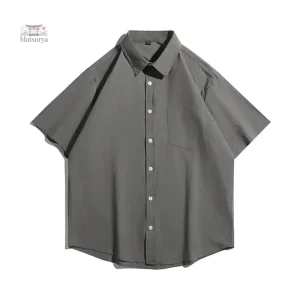 Chemise d'été ample inspirée du style japonais