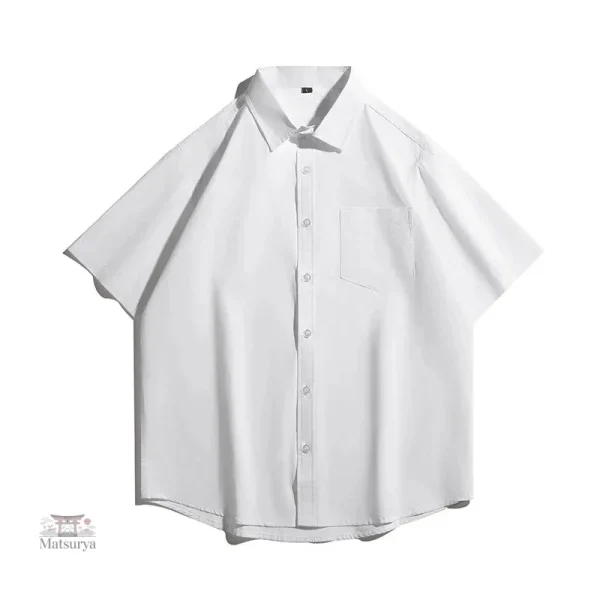 Vêtement japonais d'été, chemise ample et décontractée