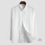 Chemise Japonaise blanche élégante