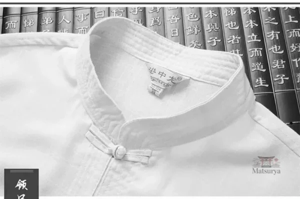 Chemise japonaise intemporelle coloris blanc