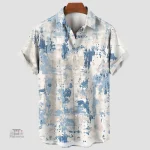 Chemise Japonaise Bleue et Blanche