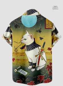 Chemise stylée inspirée par la culture japonaise
