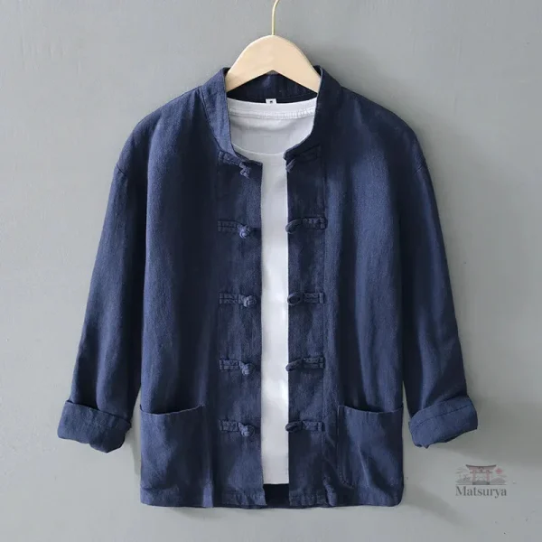 Chemise d'été inspirée du style japonais