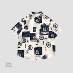 Chemise japonaise décontractée en tissu léger