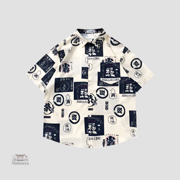 chemise-japonaise-decontractee-1 Chemise japonaise décontractée en tissu léger