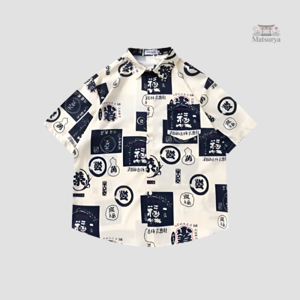 Chemise japonaise casual pour un style décontracté