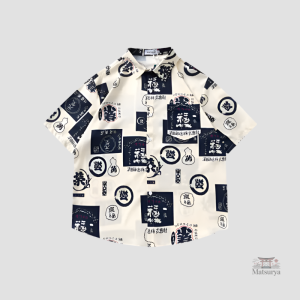 Chemise décontractée inspirée de la mode japonaise